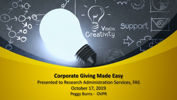 corporate giving made easy presented to research