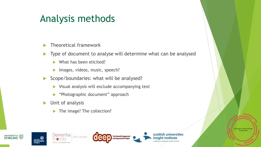 analysis methods