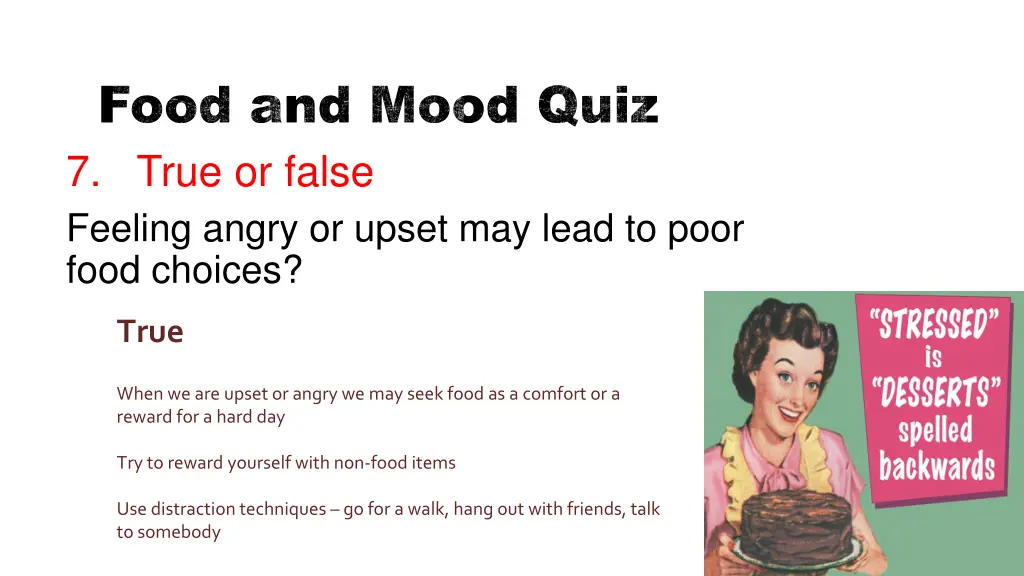 food and mood quiz 7 true or false feeling angry