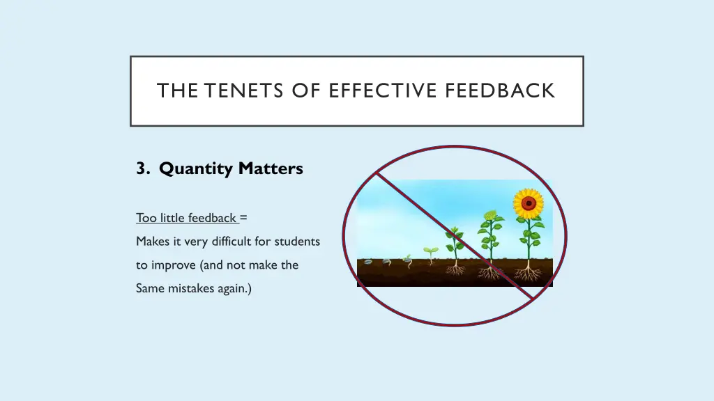 the tenets of effective feedback 4