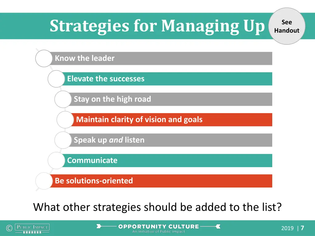 strategies for managing up