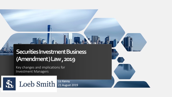 securities investment business amendment law 2019