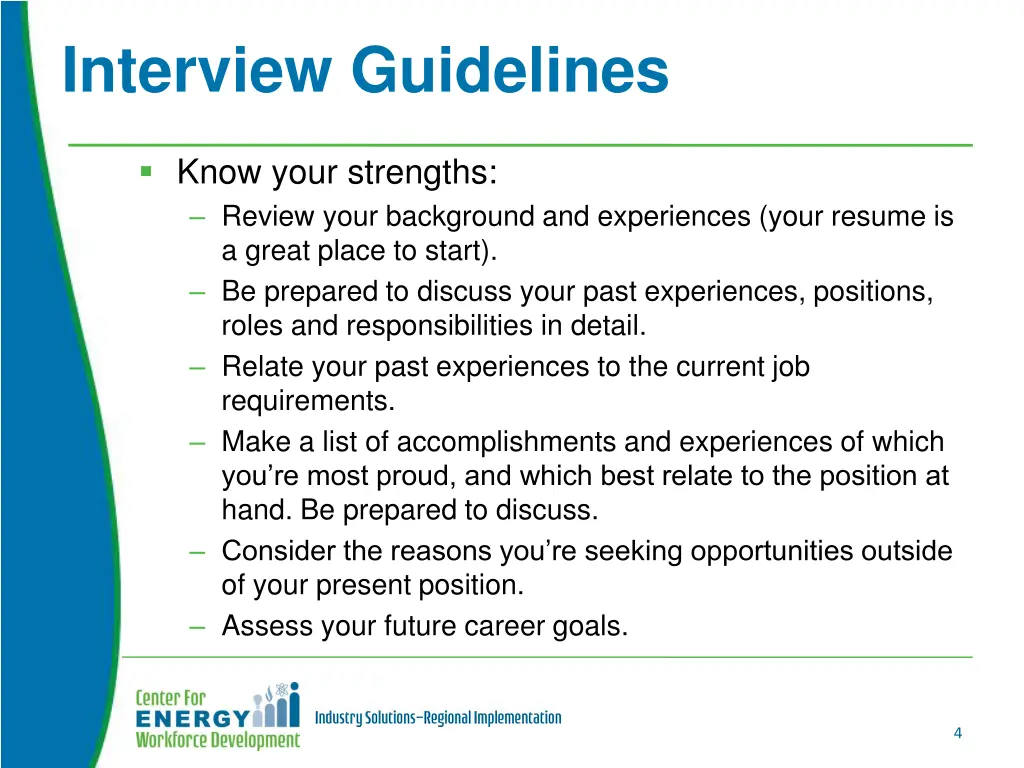 interview guidelines 1