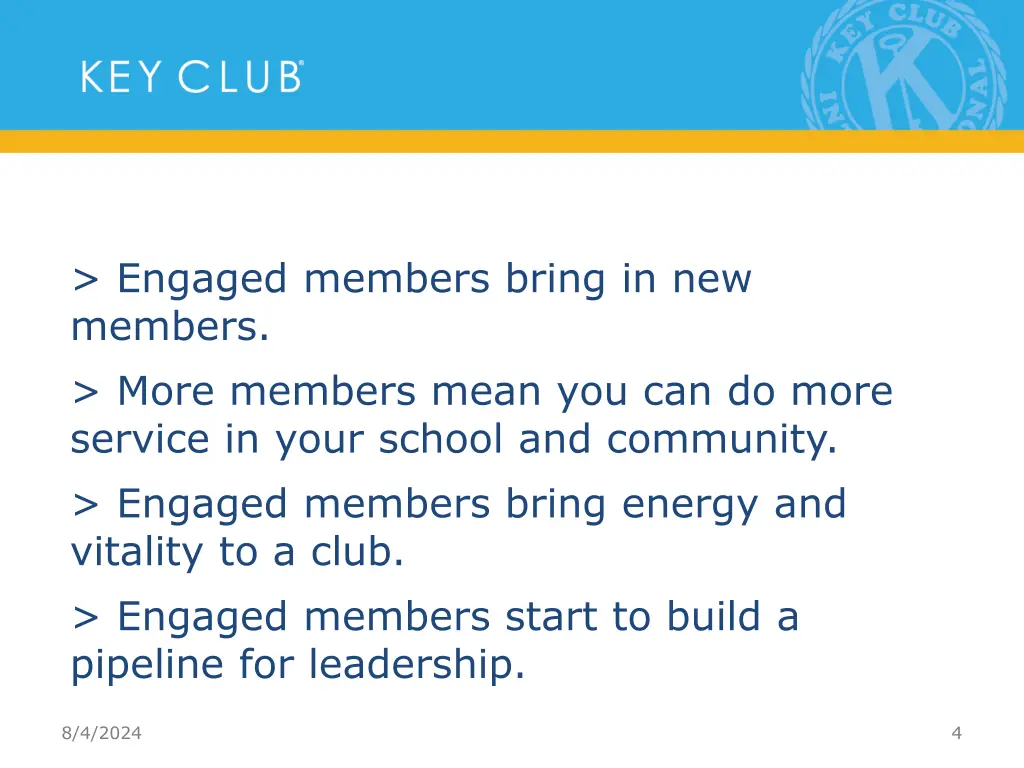 engaged members bring in new members more members