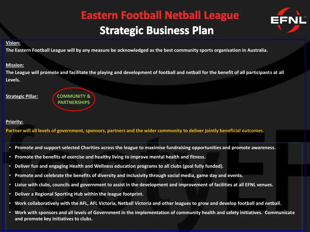 eastern football netball league strategic 3