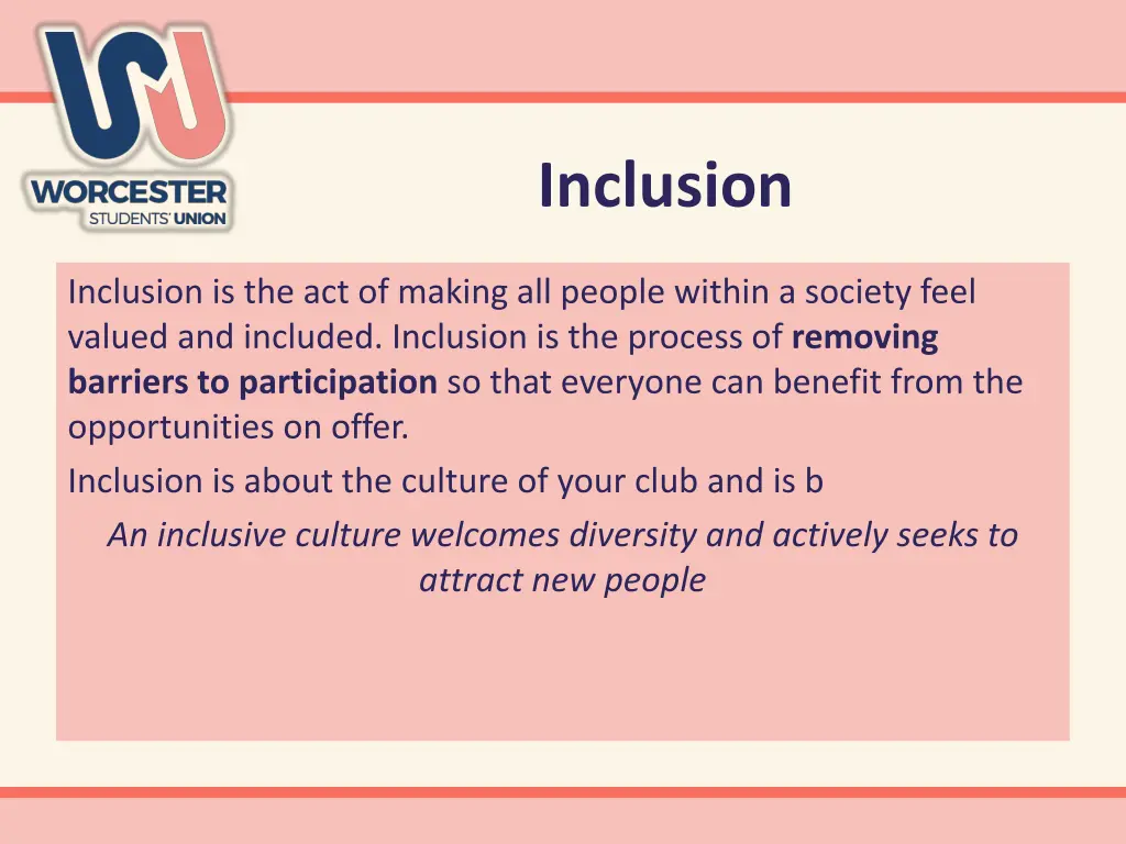 inclusion