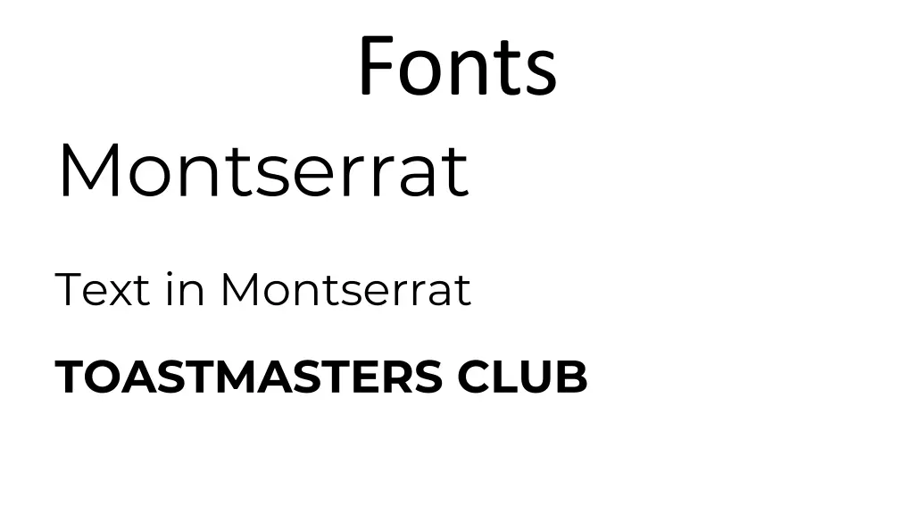 fonts