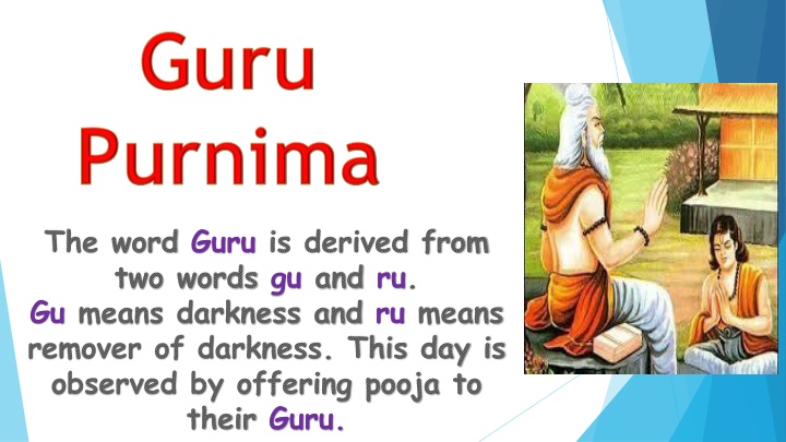 the word guru is derived from two words