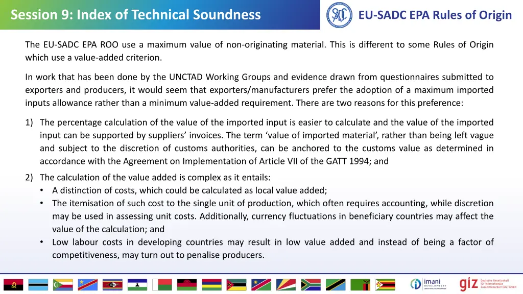 session 9 index of technical soundness 5