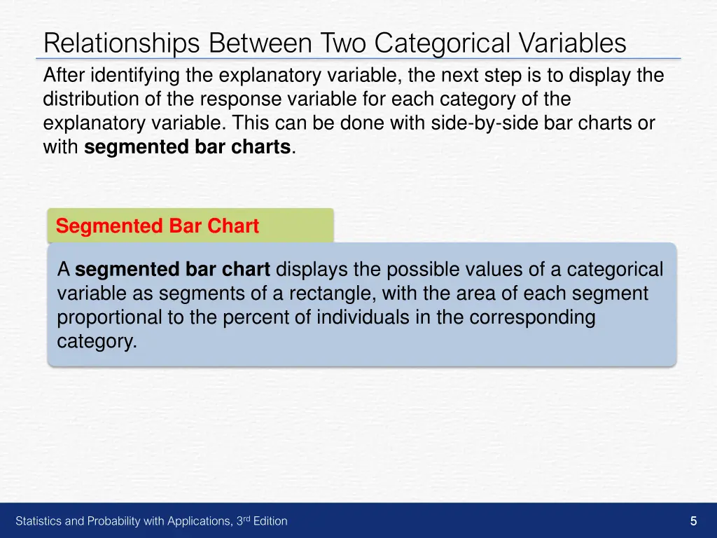 relationships between two categorical variables 2