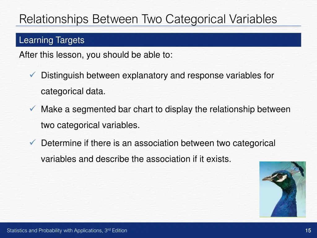 relationships between two categorical variables 7