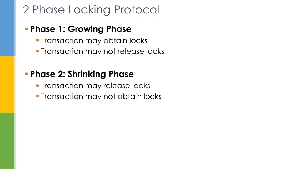 2 phase locking protocol