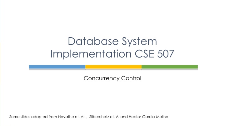 database system implementation cse 507