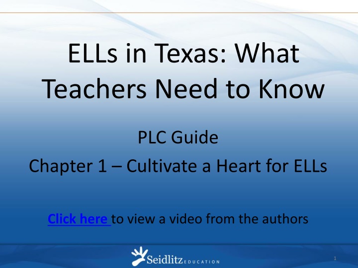 ells in texas what teachers need to know