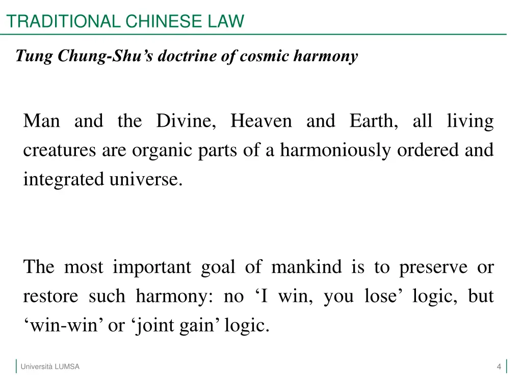 traditional chinese law 1