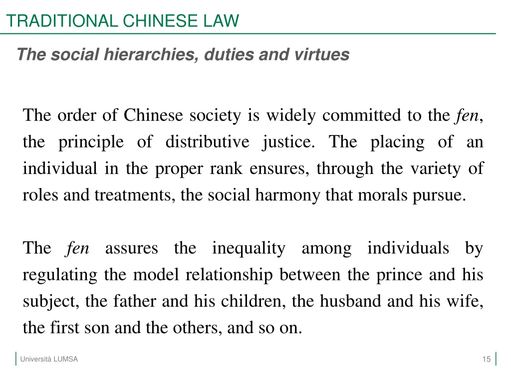 traditional chinese law 12