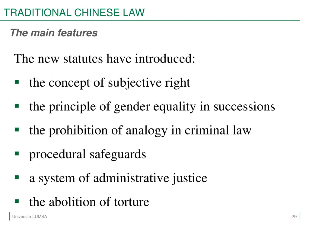 traditional chinese law 23