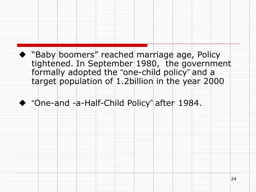 baby boomers reached marriage age policy