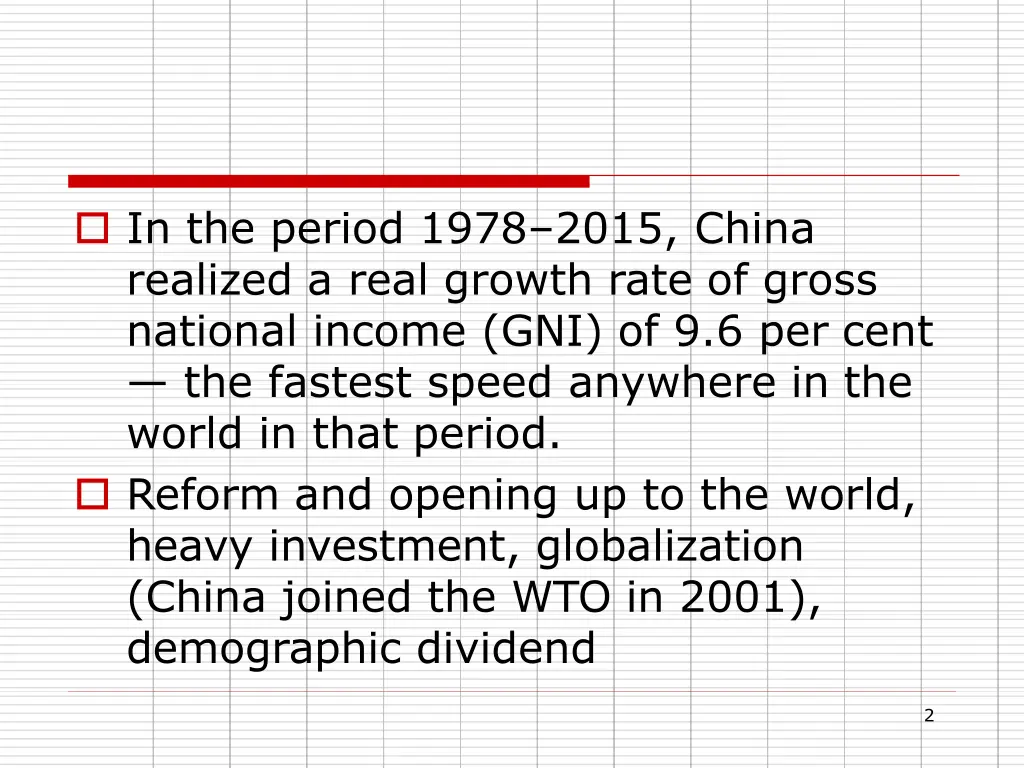 in the period 1978 2015 china realized a real