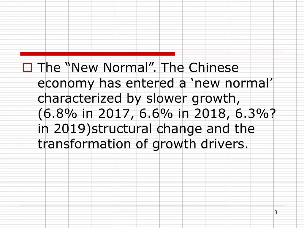 the new normal the chinese economy has entered