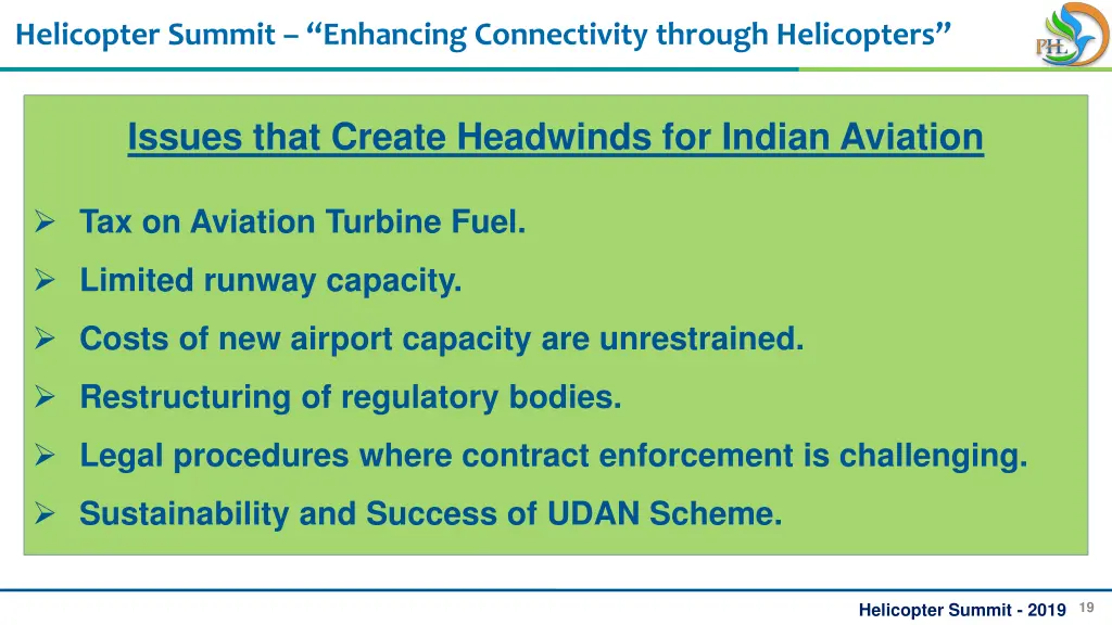 helicopter summit enhancing connectivity through 17