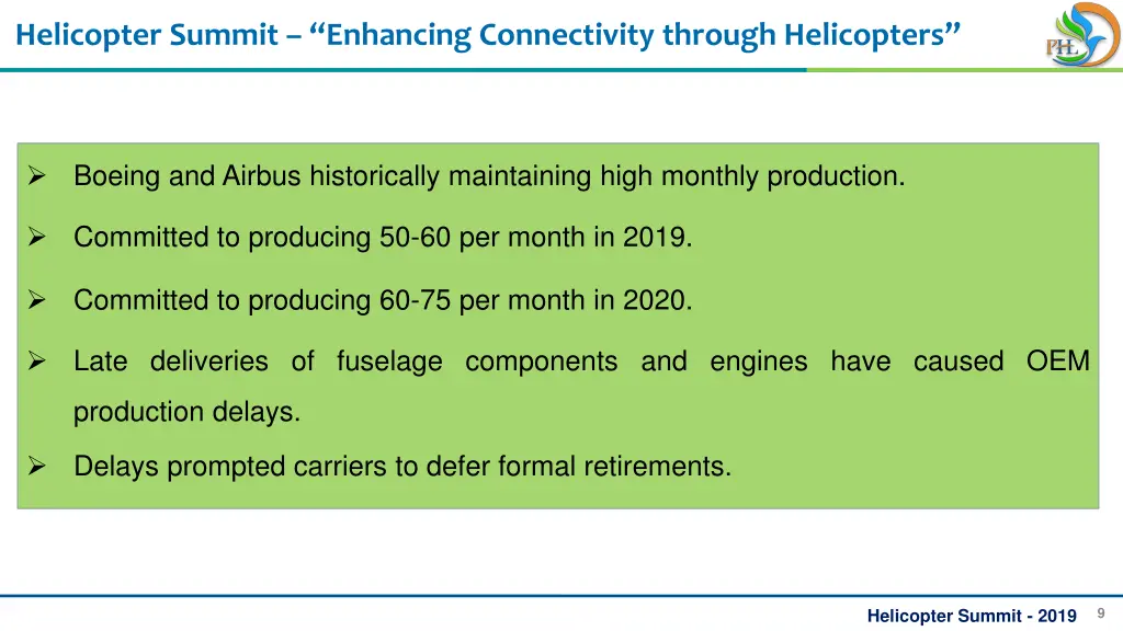 helicopter summit enhancing connectivity through 8