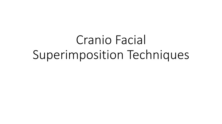 cranio facial