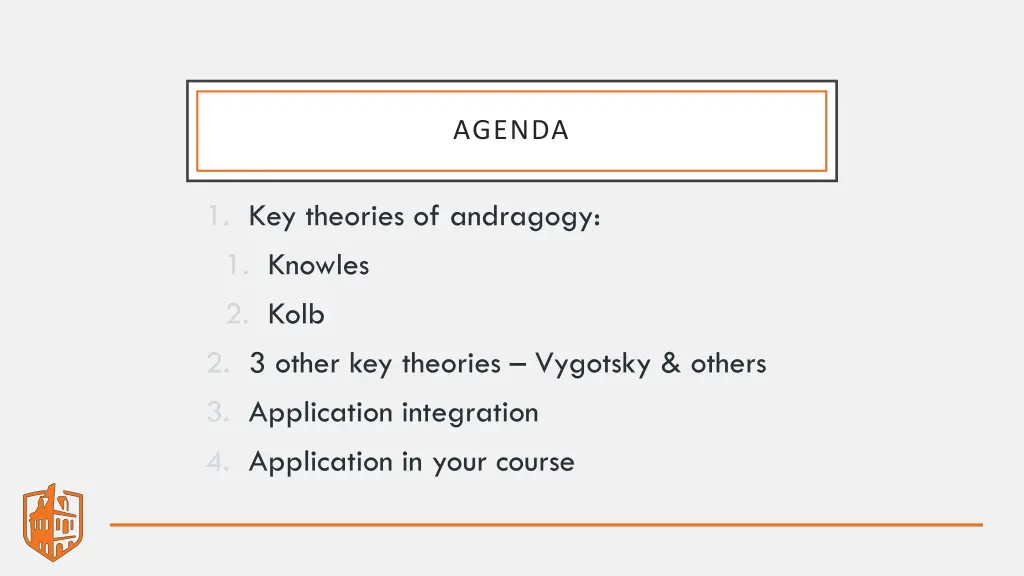 agenda