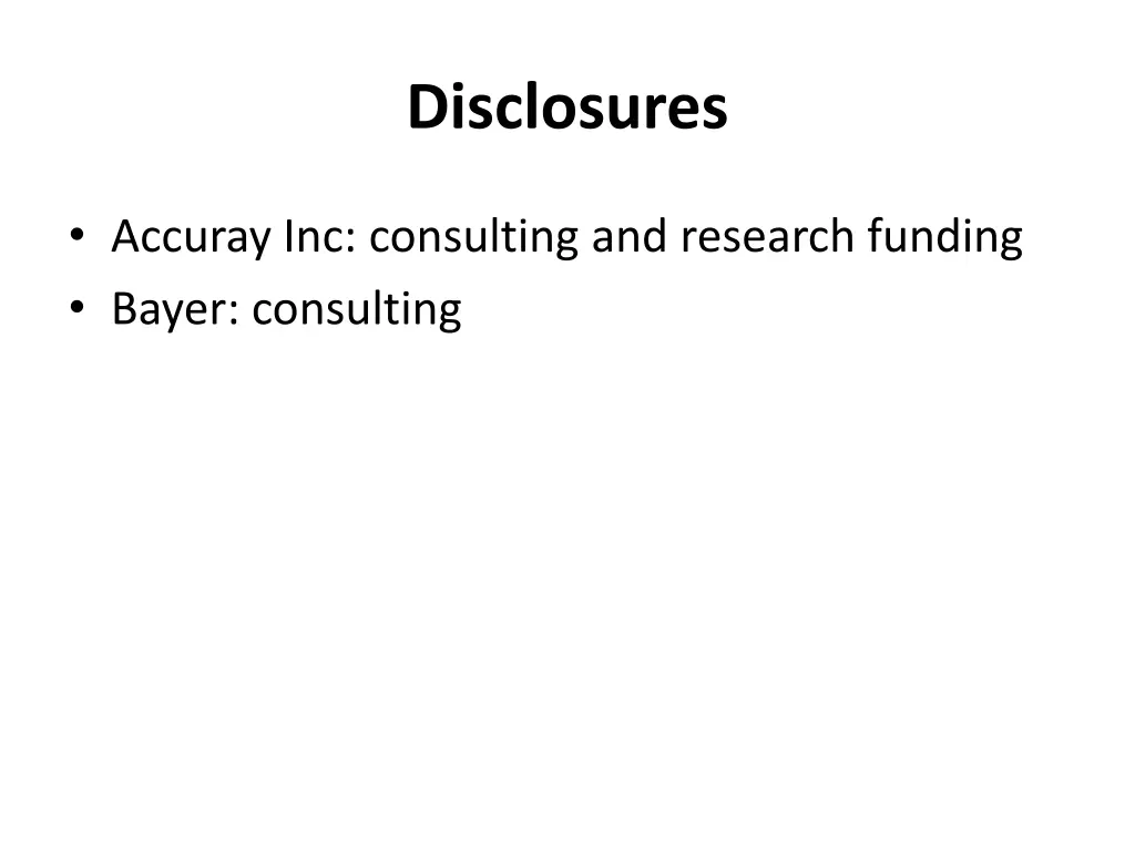 disclosures