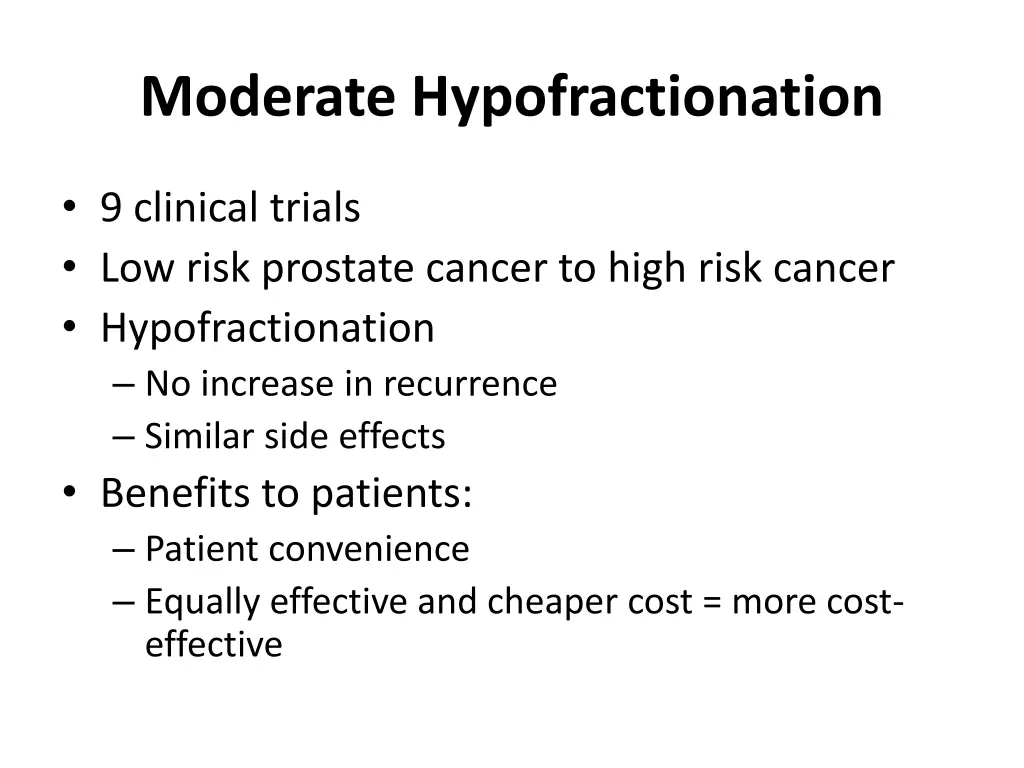 moderate hypofractionation 1