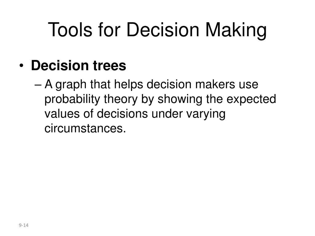 tools for decision making 2