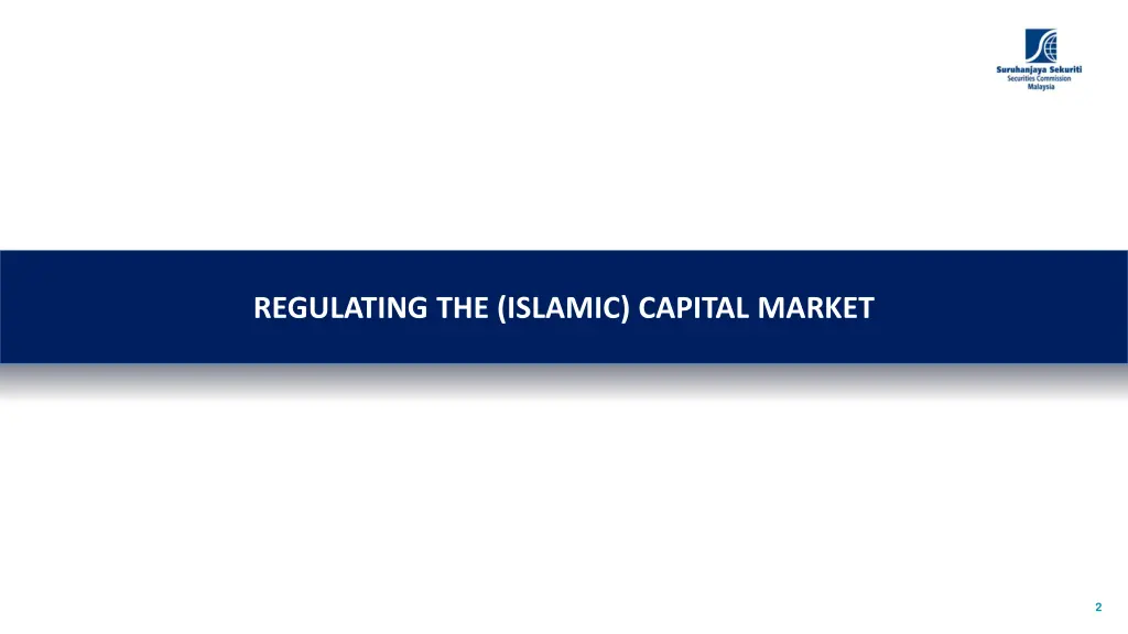 regulating the islamic capital market