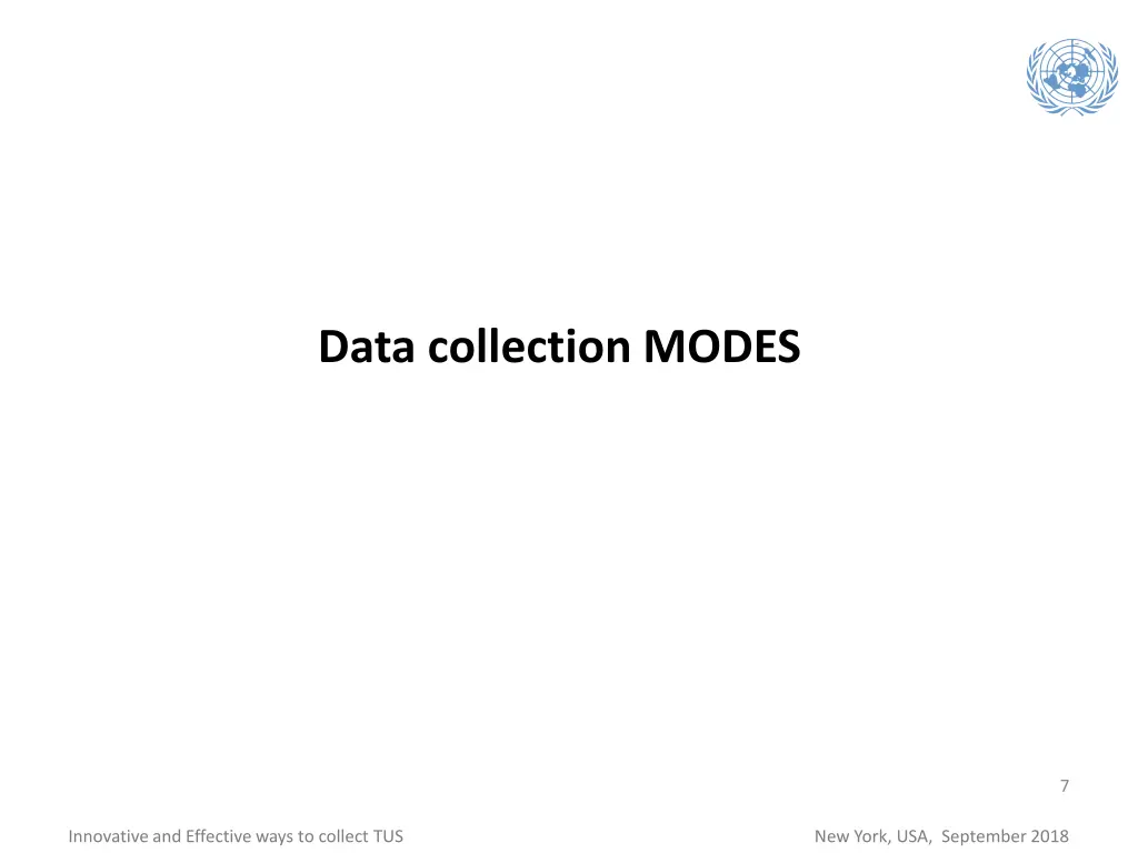 data collection modes