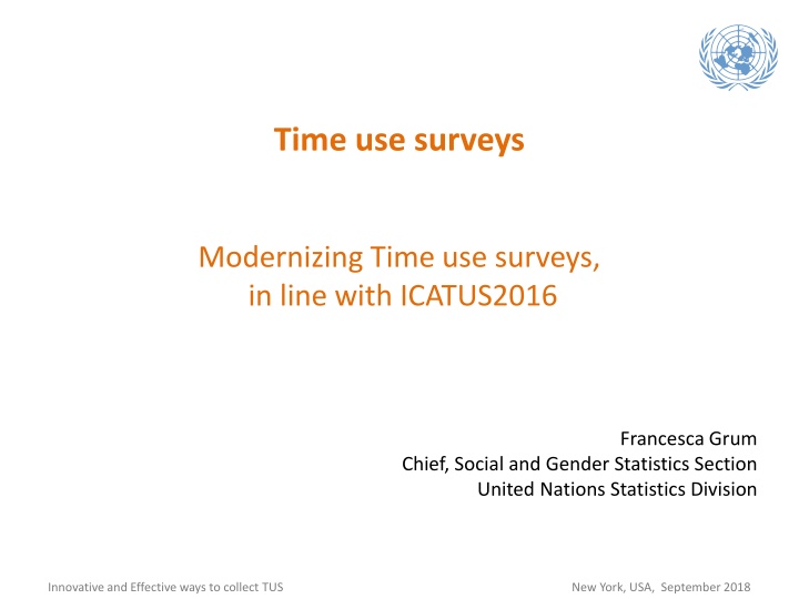 time use surveys