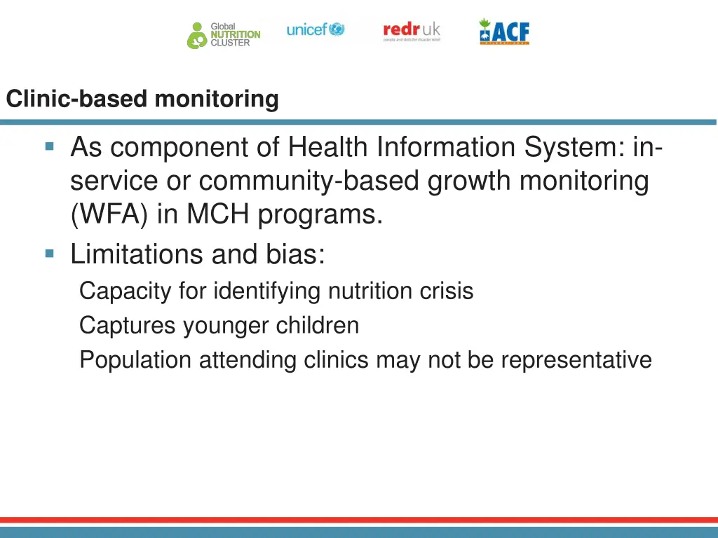 clinic based monitoring