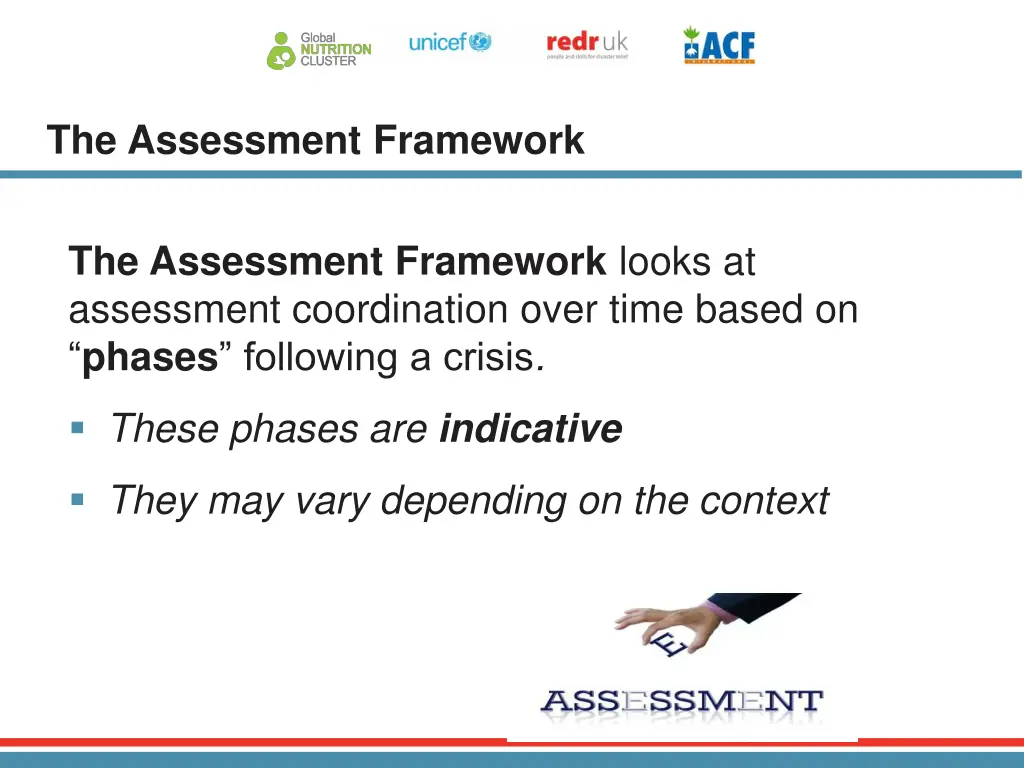 the assessment framework