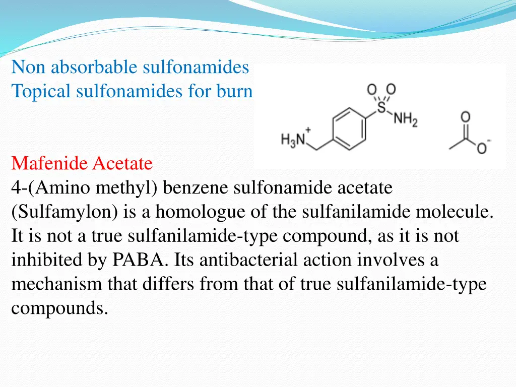 non absorbable sulfonamides topical sulfonamides