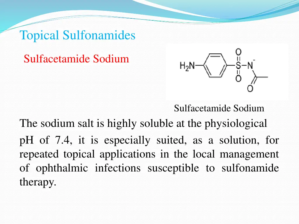 topical sulfonamides