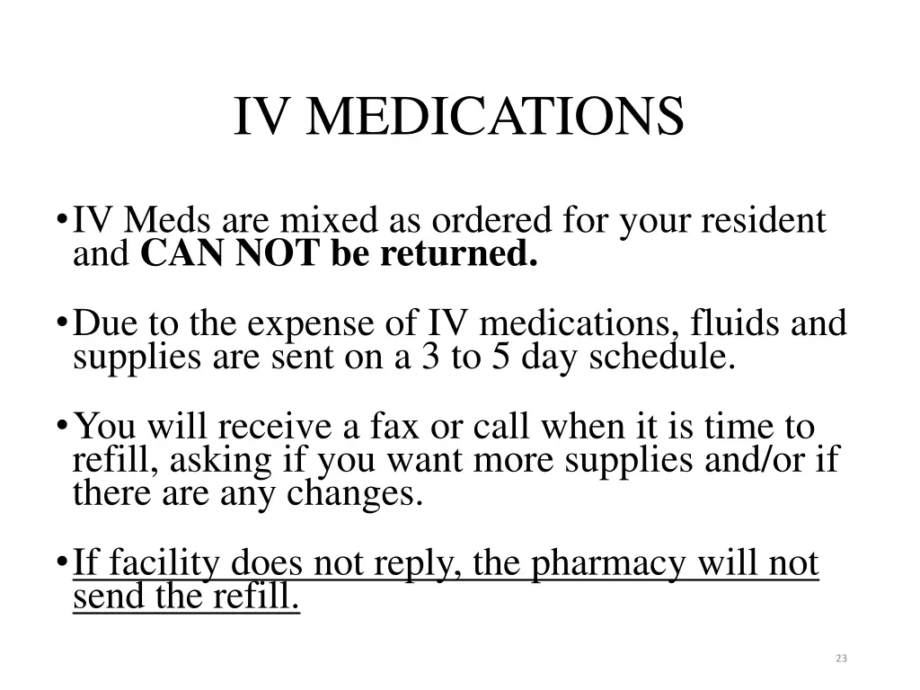 iv medications