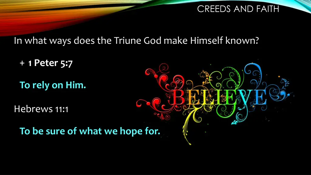 creeds and faith 16