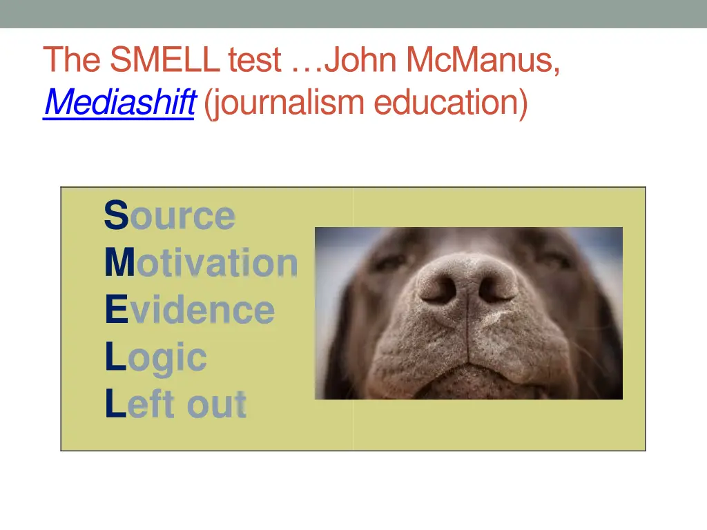 the smell test john mcmanus mediashift journalism