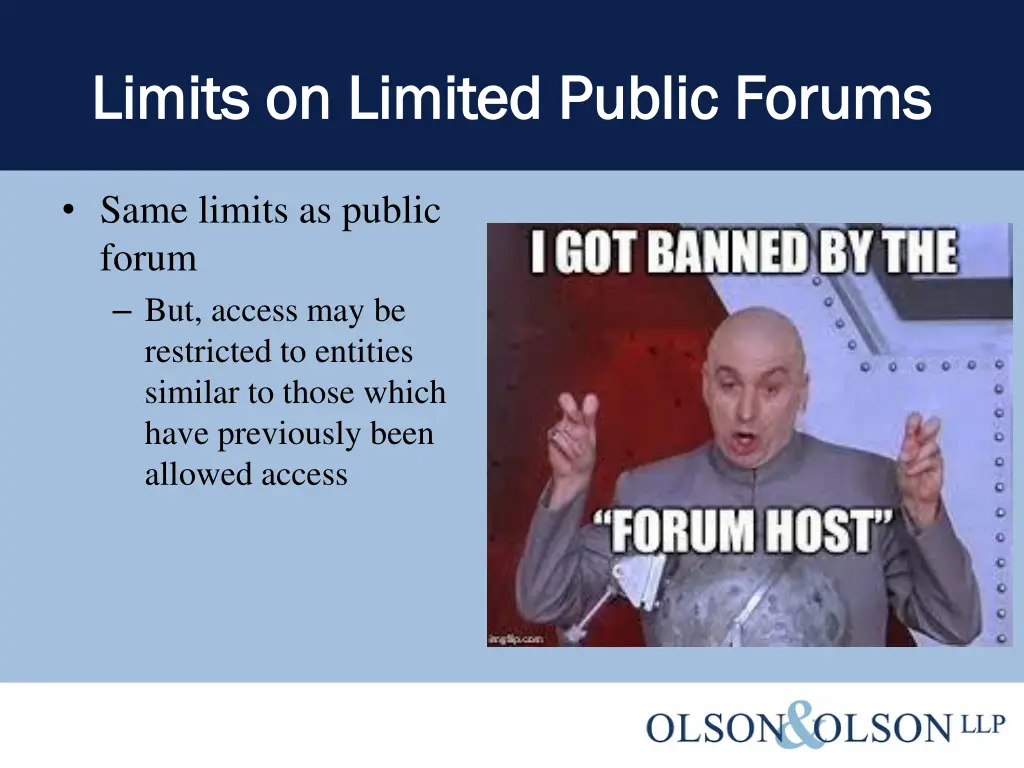 limits on limited public forums limits on limited