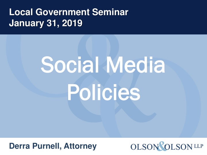 local government seminar january 31 2019