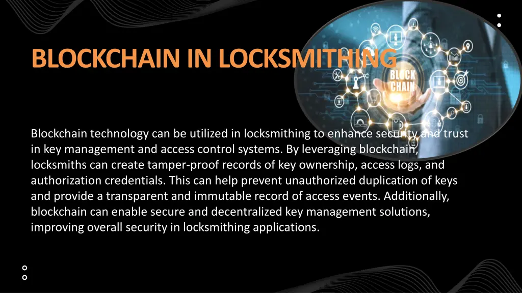 blockchainin locksmithing