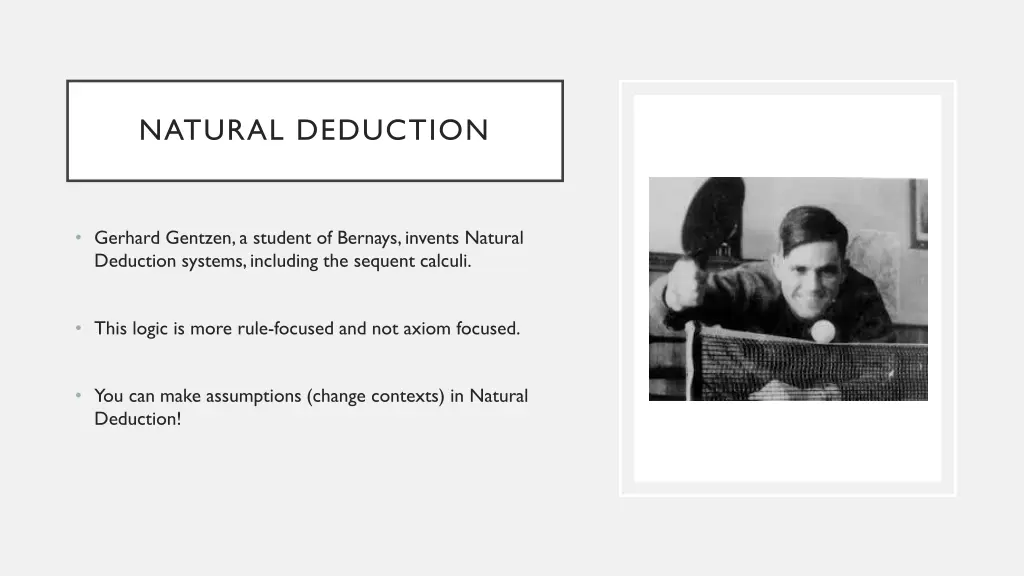 natural deduction