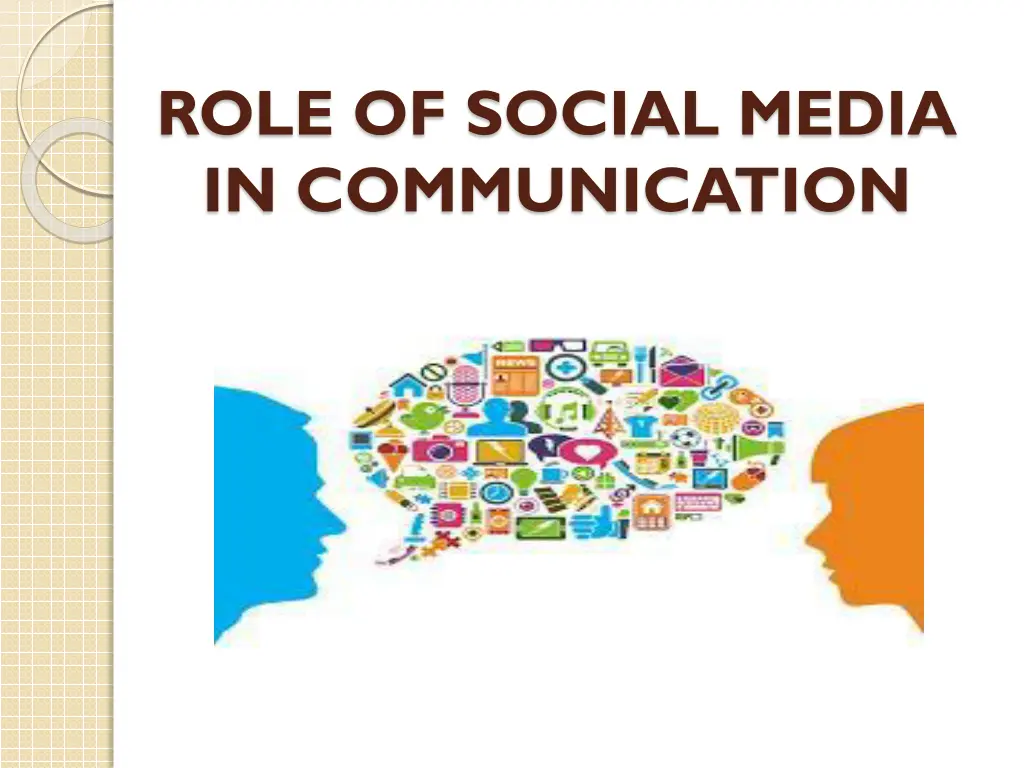 role of social media in communication