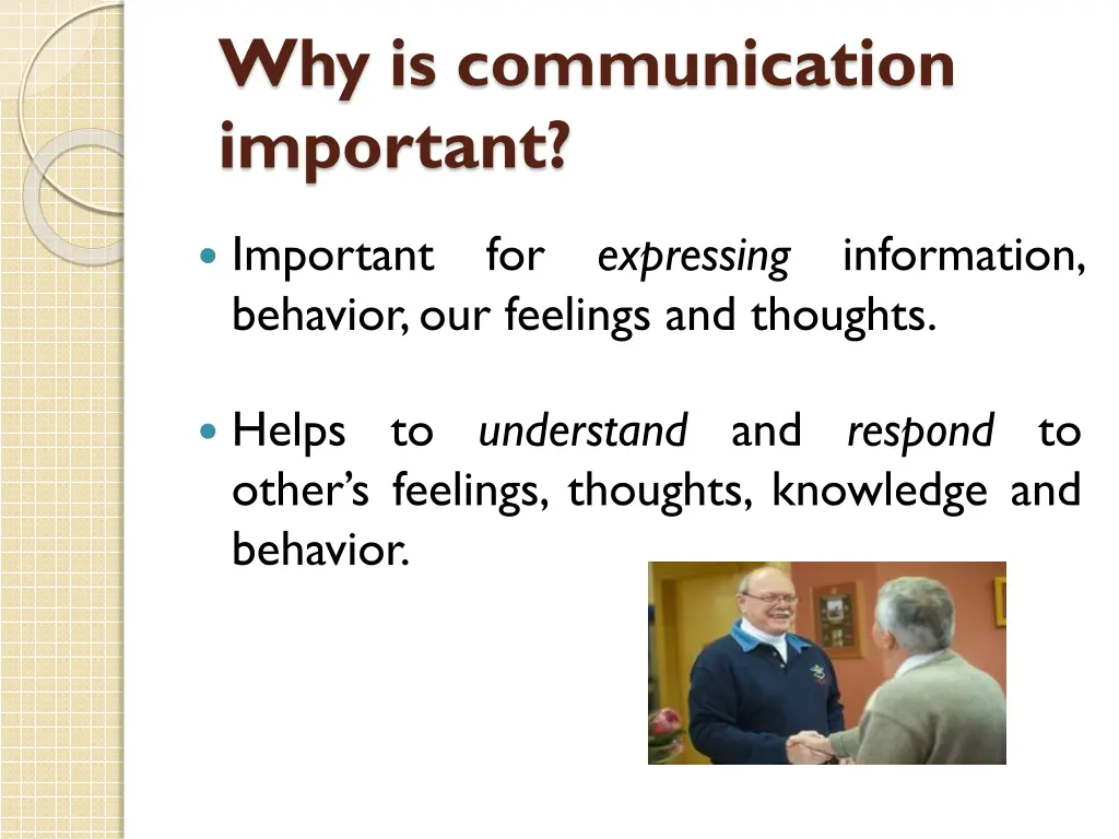 why is communication important