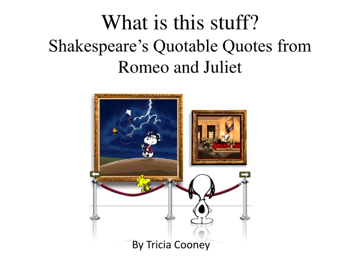 what is this stuff shakespeare s quotable quotes