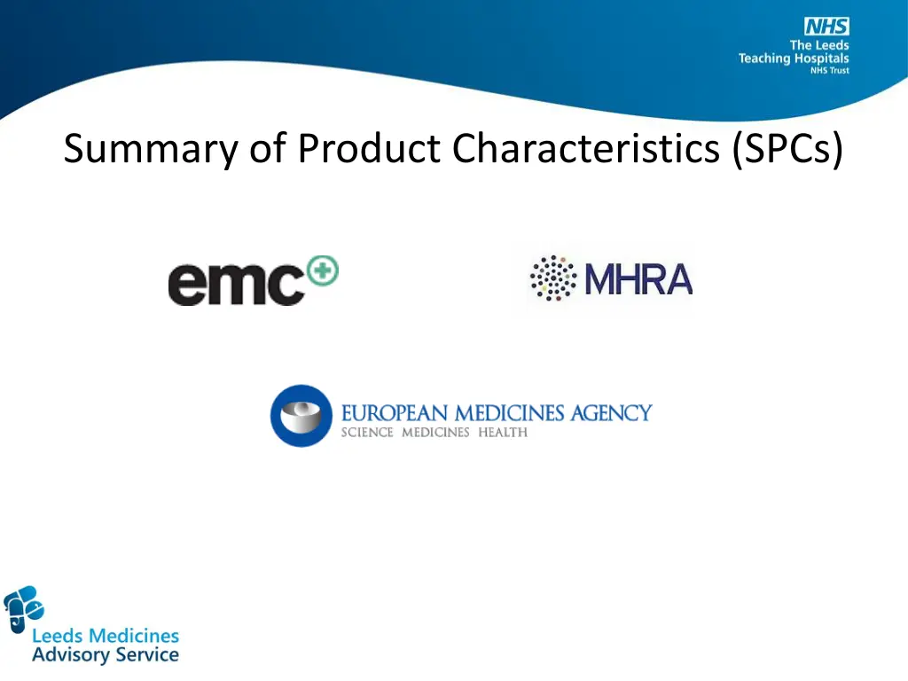 summary of product characteristics spcs