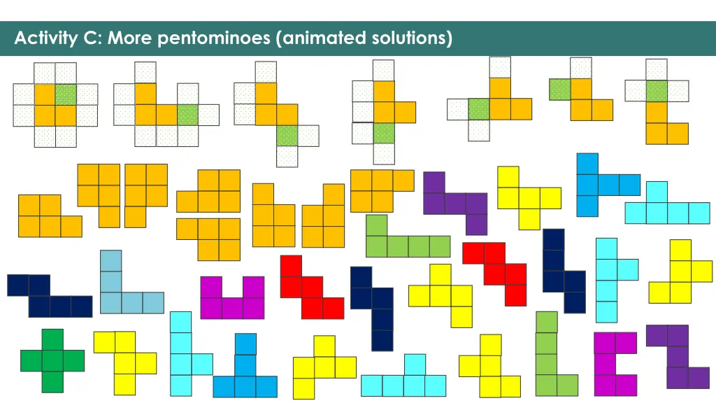 activity c more pentominoes animated solutions